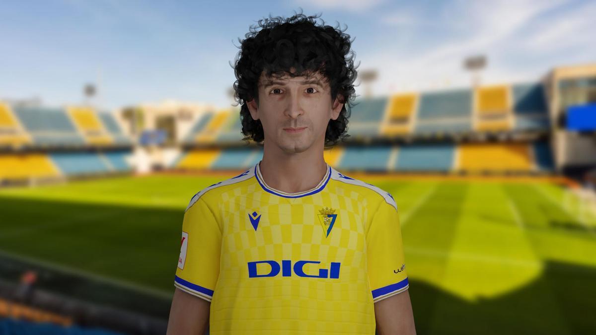 El avatar del jugador de Cádiz, Mágico González, creado por WeHumans.