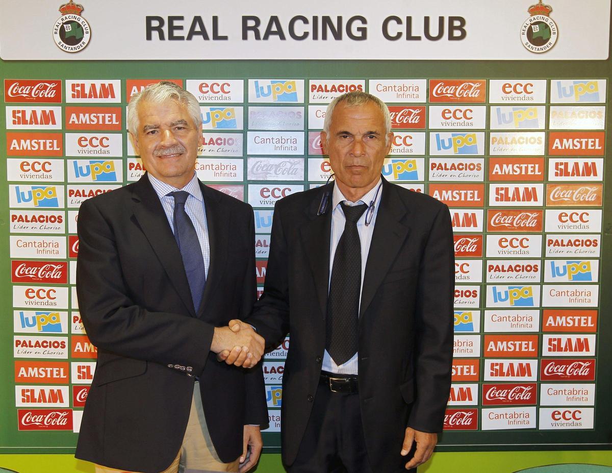 Héctor Cúper en el Racing de Santander (2011)