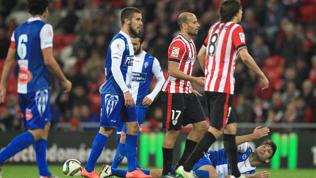 El Athletic, por la mínima ante el Alcoyano