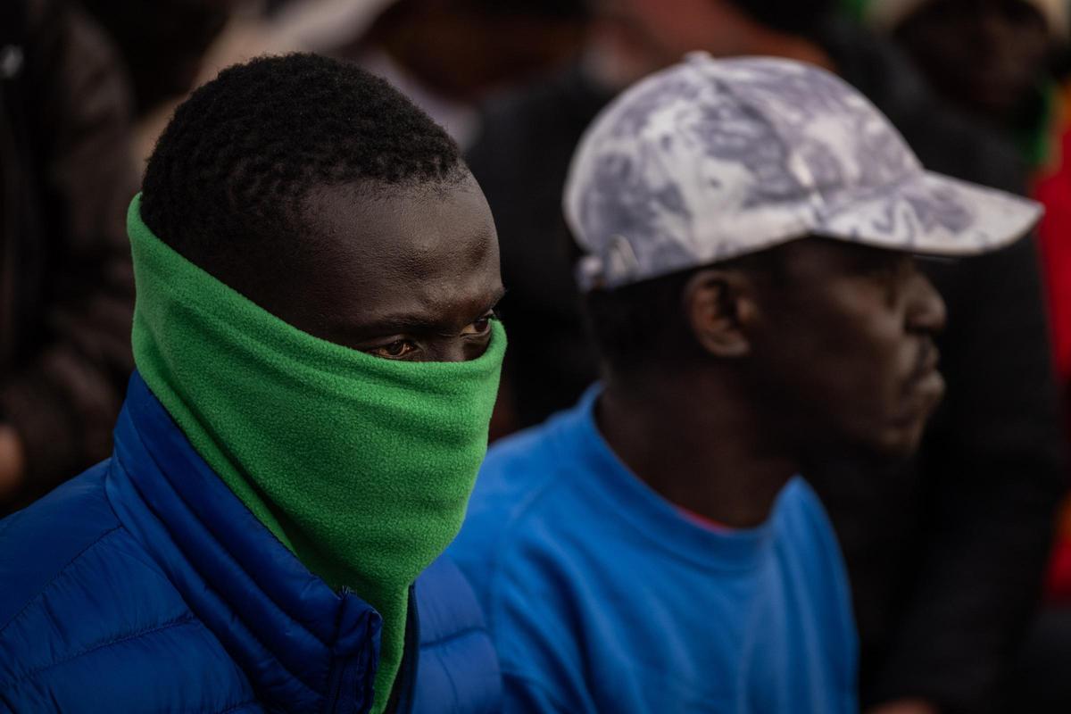 Así ha sido el encuentro del papa León XIV con migrantes de Las Raíces