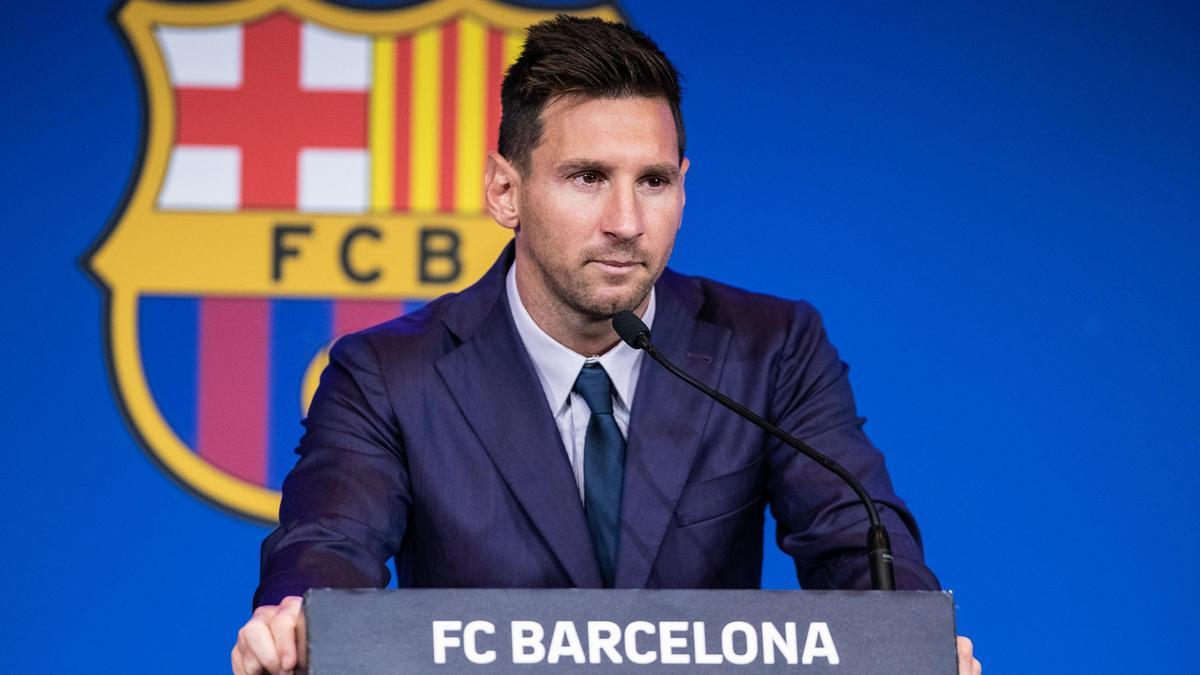 Leo Messi se despide del FC Barcelona.