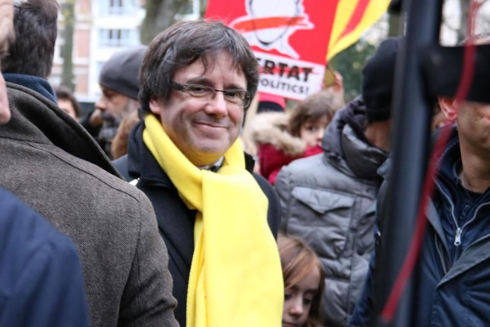 Manifestació independentista a Brussel·les