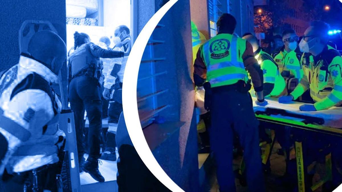 Un hombre mata a puñaladas a la hija de su expareja y se autolesiona en un piso de Vallecas