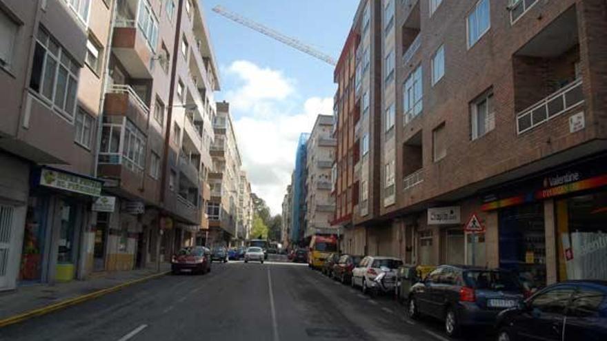 Calle Camilo José Cela, afectada por el apagón.
