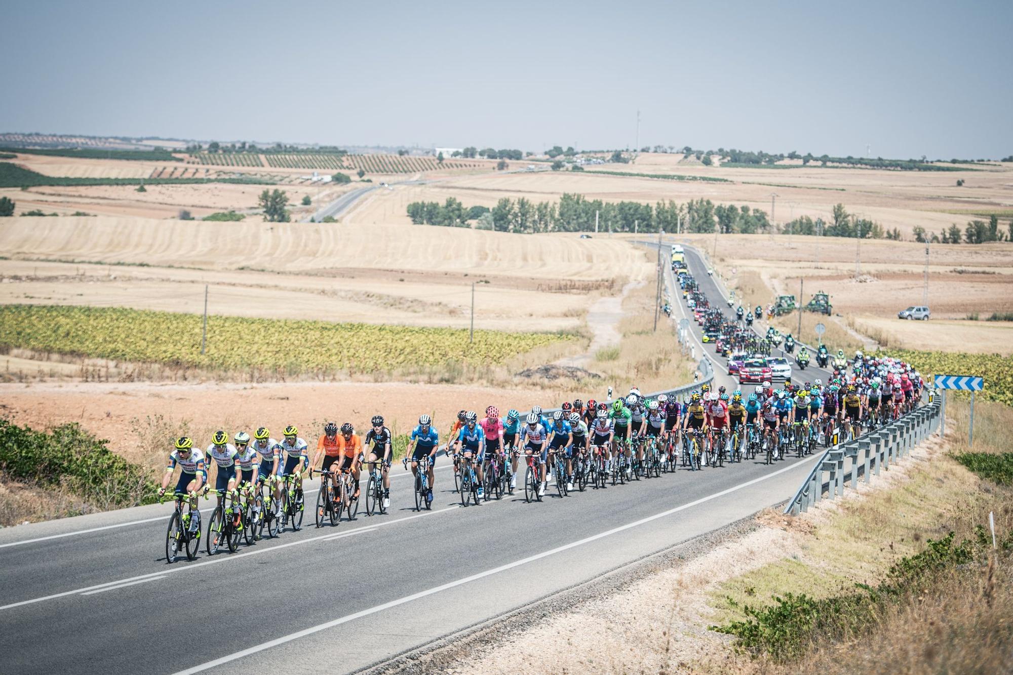 El pelotón, camino de Albacete