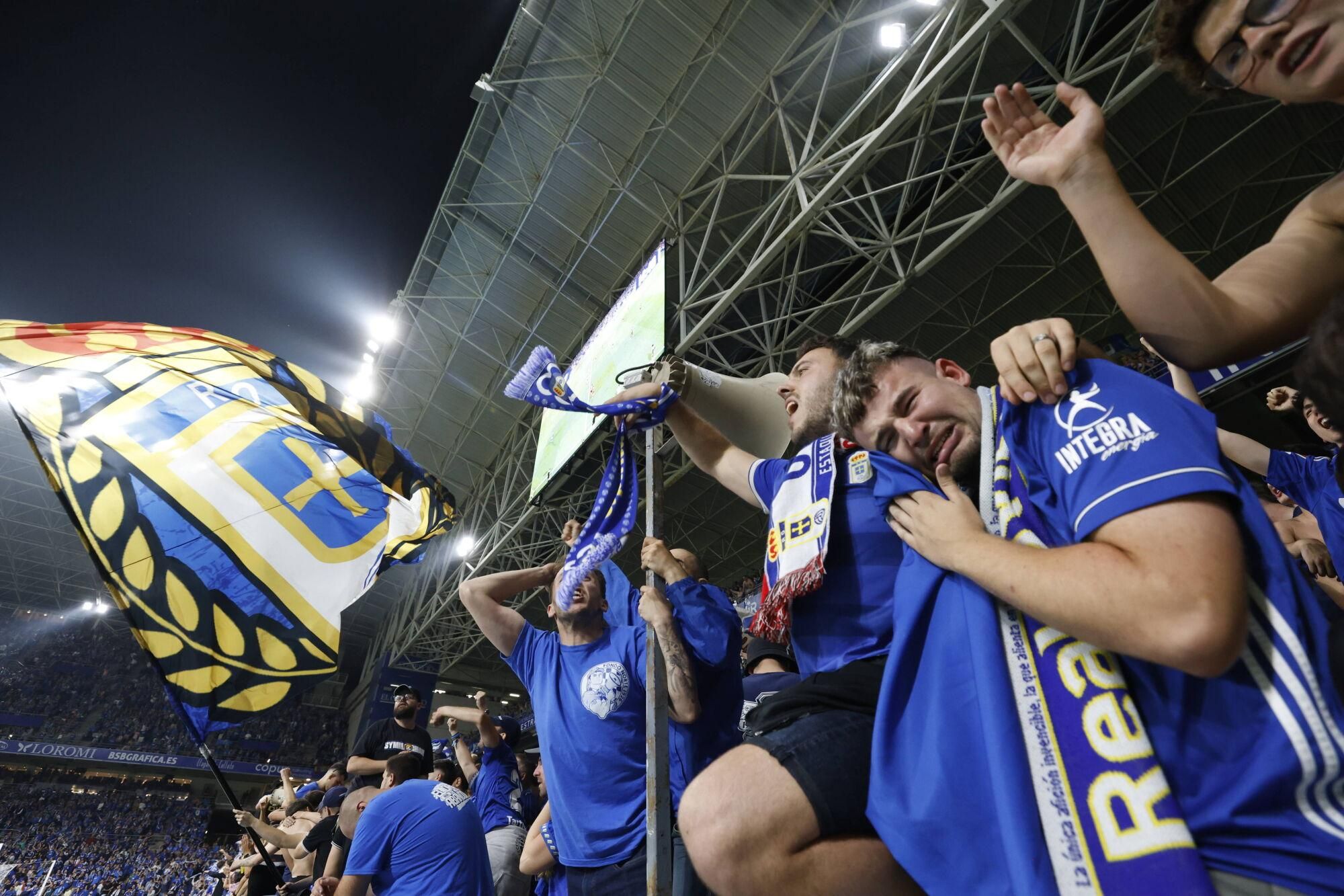 Así se vivió en el Carlos Tartiere la final del play-off entre el Real Oviedo y el Mirandés