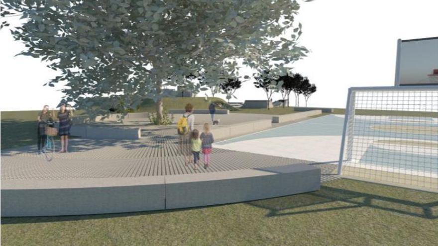 La plaza que se proyecta a partir del plátano. | // SR SKATEPARKS