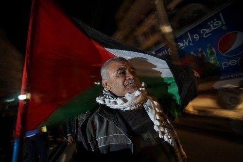 Euforia en Gaza y Cisjordania