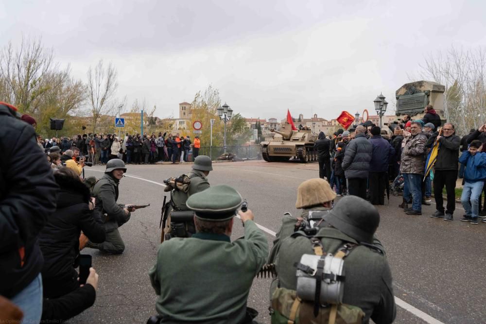 Recreación de la "Toma del puente de Kalach"