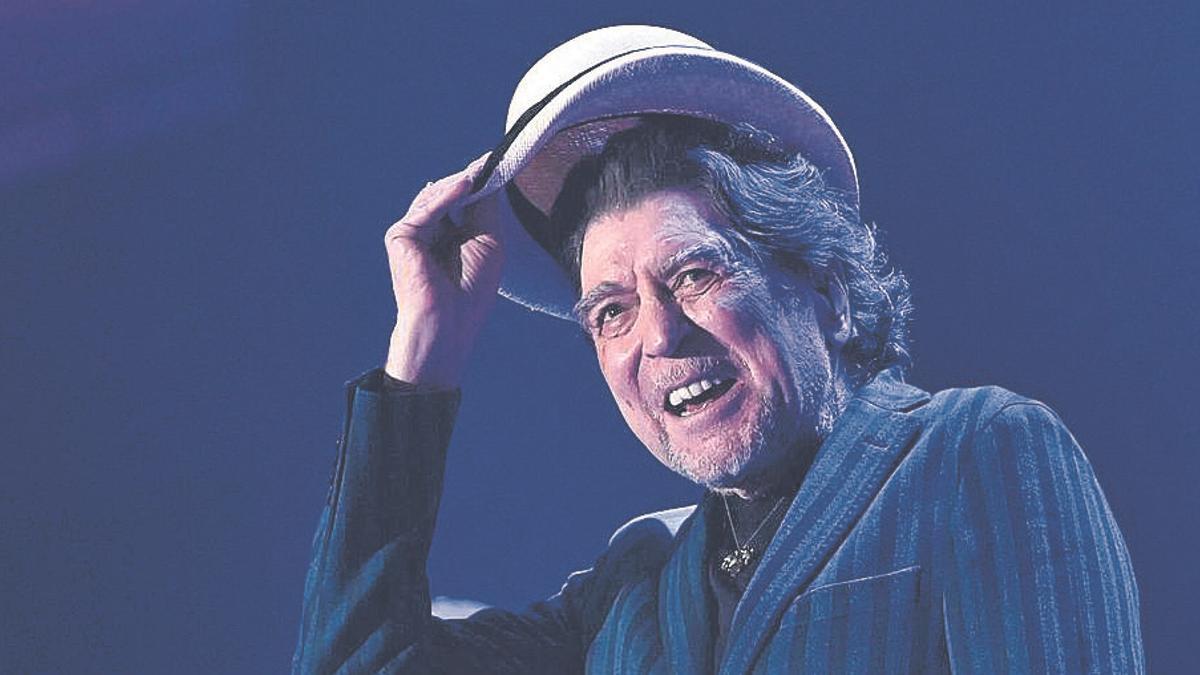 Joaquín Sabina, el pasado 27de septiembre en el conciertoen el PalauSant Jordi de Barcelona.