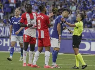 El 1 - 0 del Oviedo en el Oviedo 3 - 2 Almería de la jornada 9 de LaLiga Hypermotion