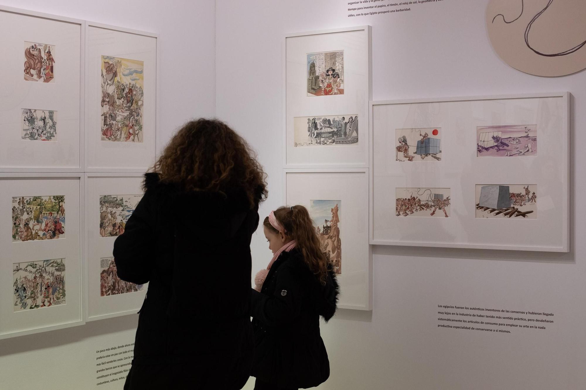 GALERÍA | Así es la exposición "Mingote (Breve) historia de la gente" del Etnográfico de Zamora