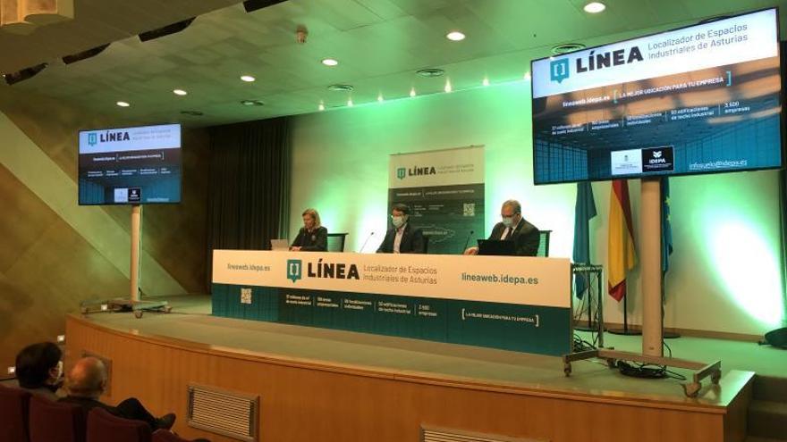 Presentación de la nueva versión del localizador de suelo y espacios industriales de Asturias, LÍNEA.