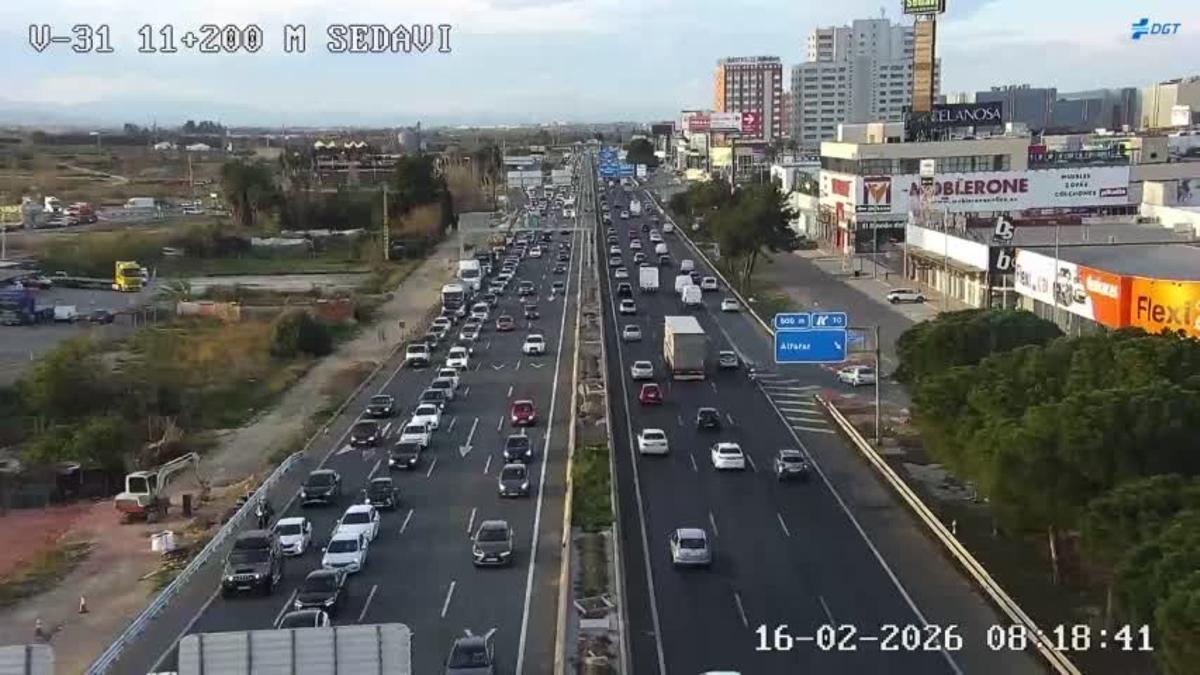 Colapso en la pista de Silla