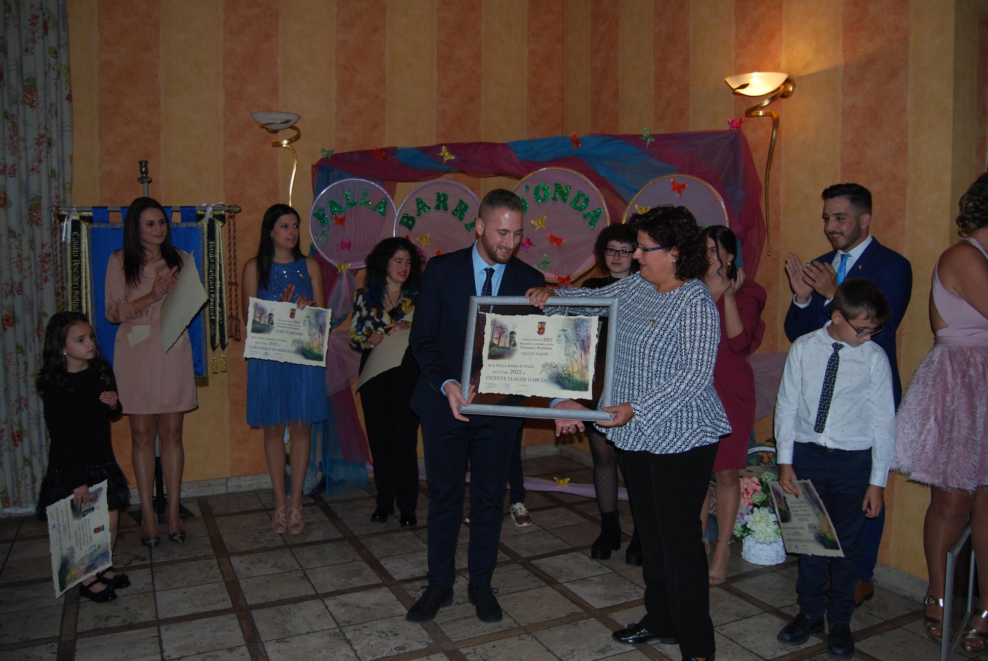 La histórica presentación de la falla Barri d'Onda de Burriana, en imágenes