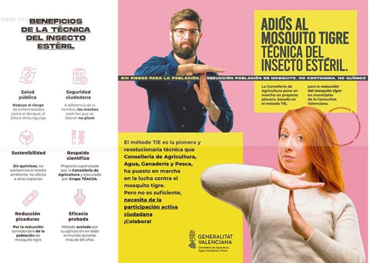 Cartel sobre los beneficios de la TIE.