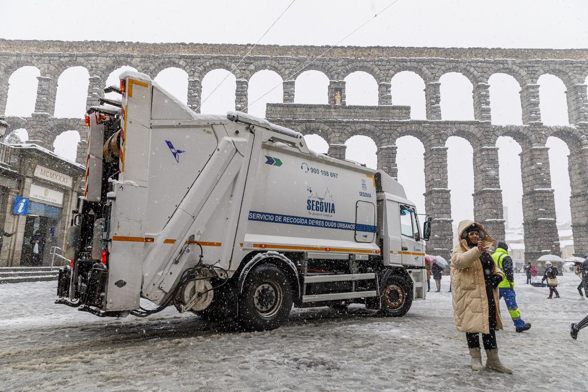 La nevada en Segovia