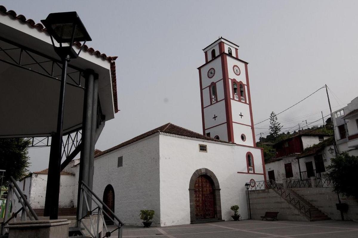 Iglesia de San Antonio de Padua, en el municipio de El Tanque, en el norte de Tenerife.