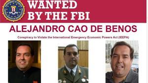 Notificación del FBI sobre Alejandro Cao de Benós.