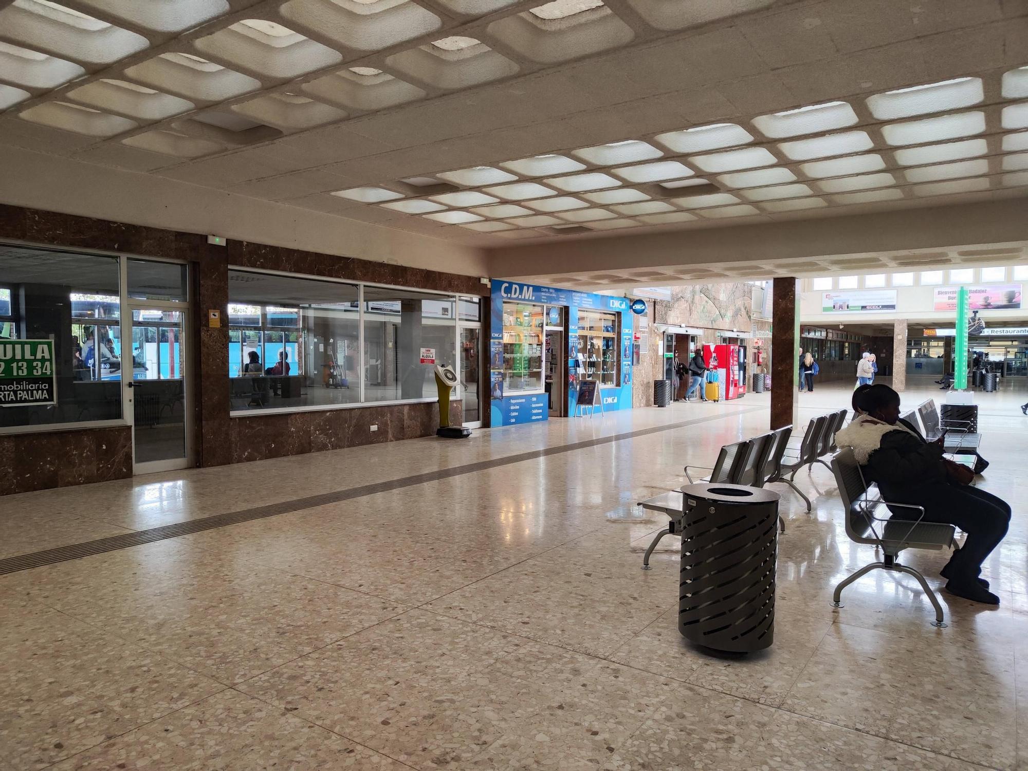 La estación de autobuses de Badajoz.
