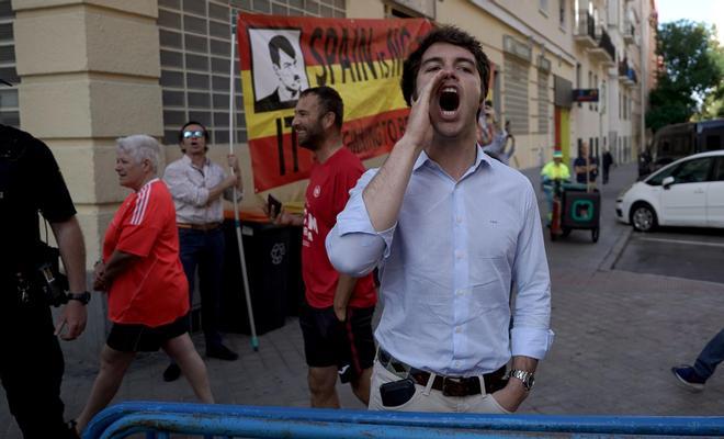 Protesta en Ferraz.