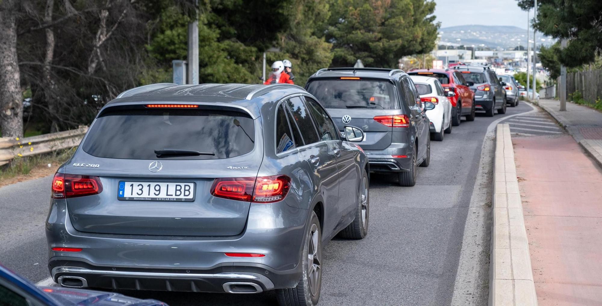 Así ha sido el colapso de más de 7 kilómetros en la autopista del aeropuerto hacia Palma