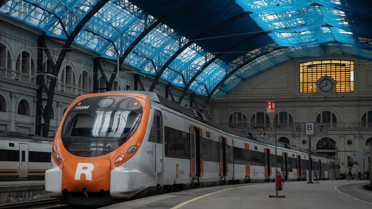 Imatge d'arxiu d'un tren de Rodalies.