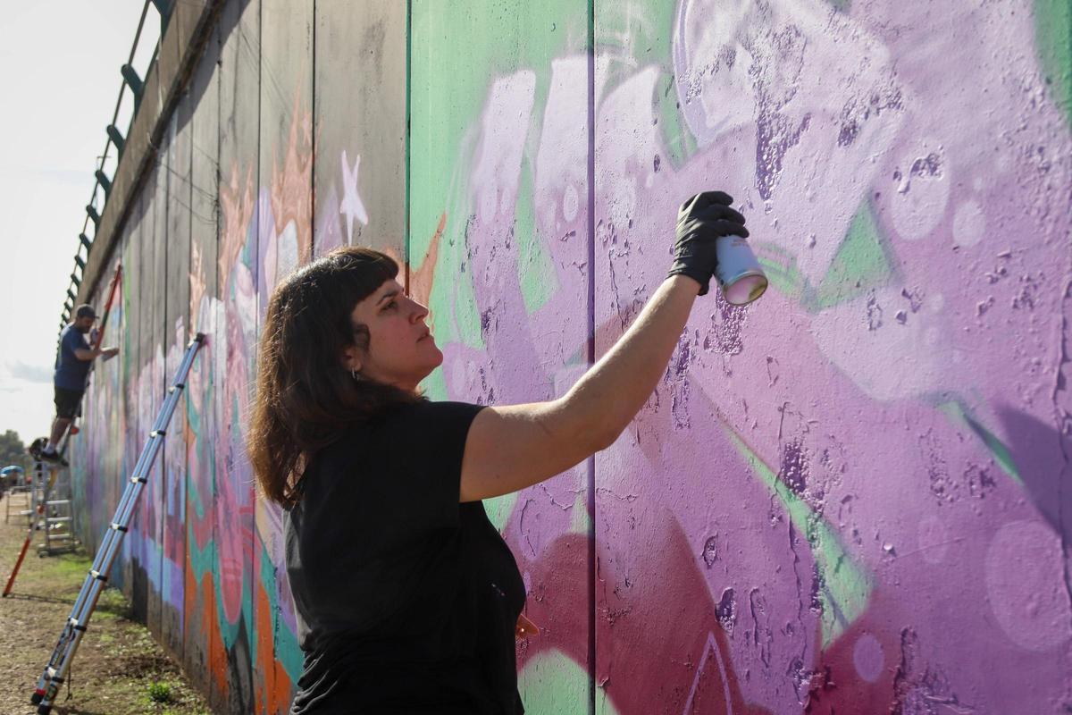 La graffitera cacereña Labil.