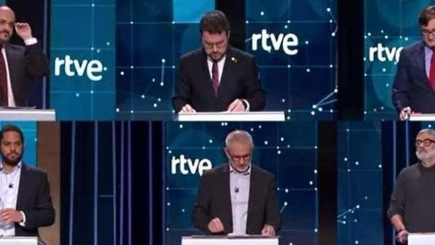 Debate para el 14-F en TVE.