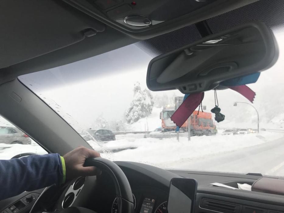 Problemas de circulación en la autopista del Huern