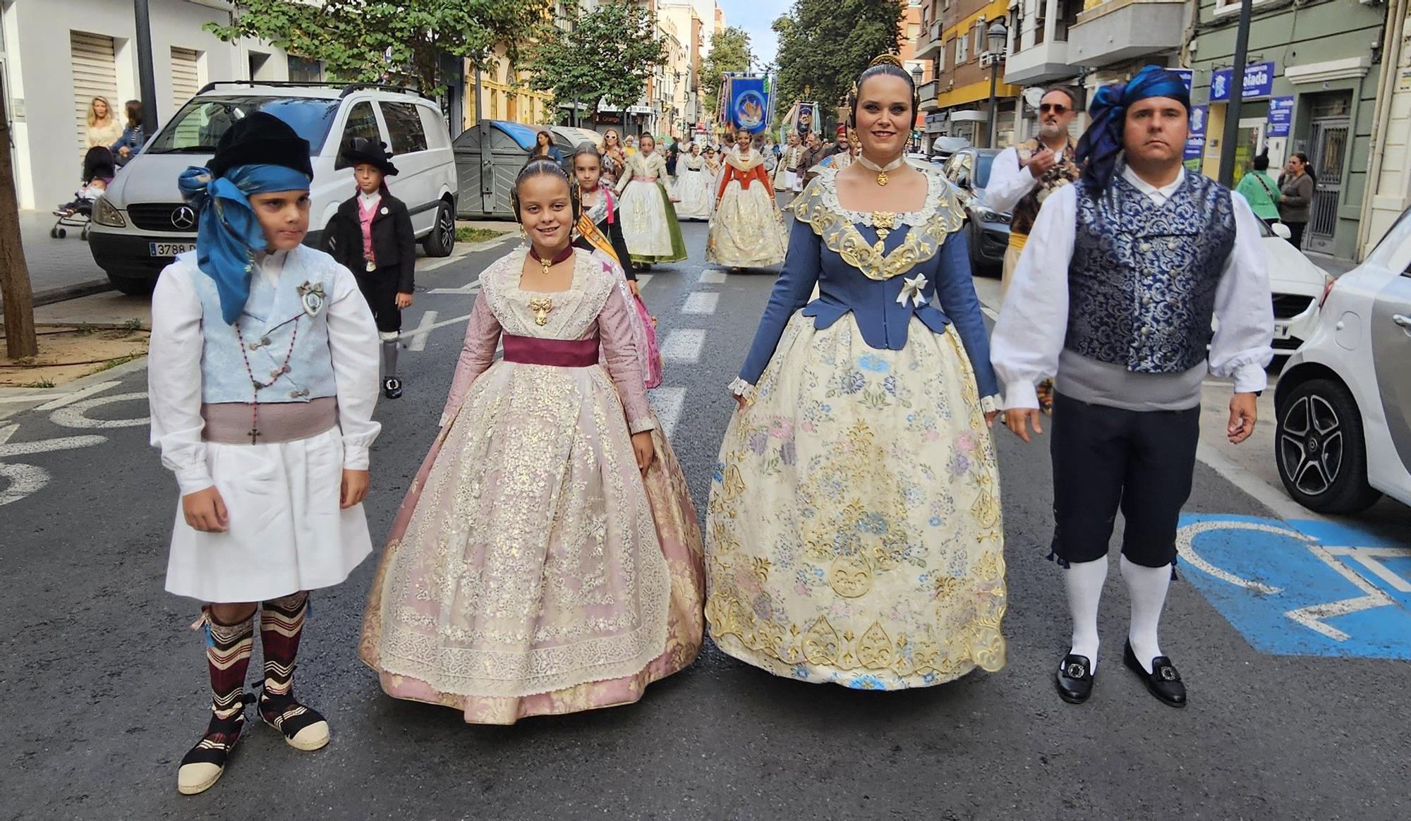 Las comisiones el Marítim, protagonistas en el Homenaje a la Senyera