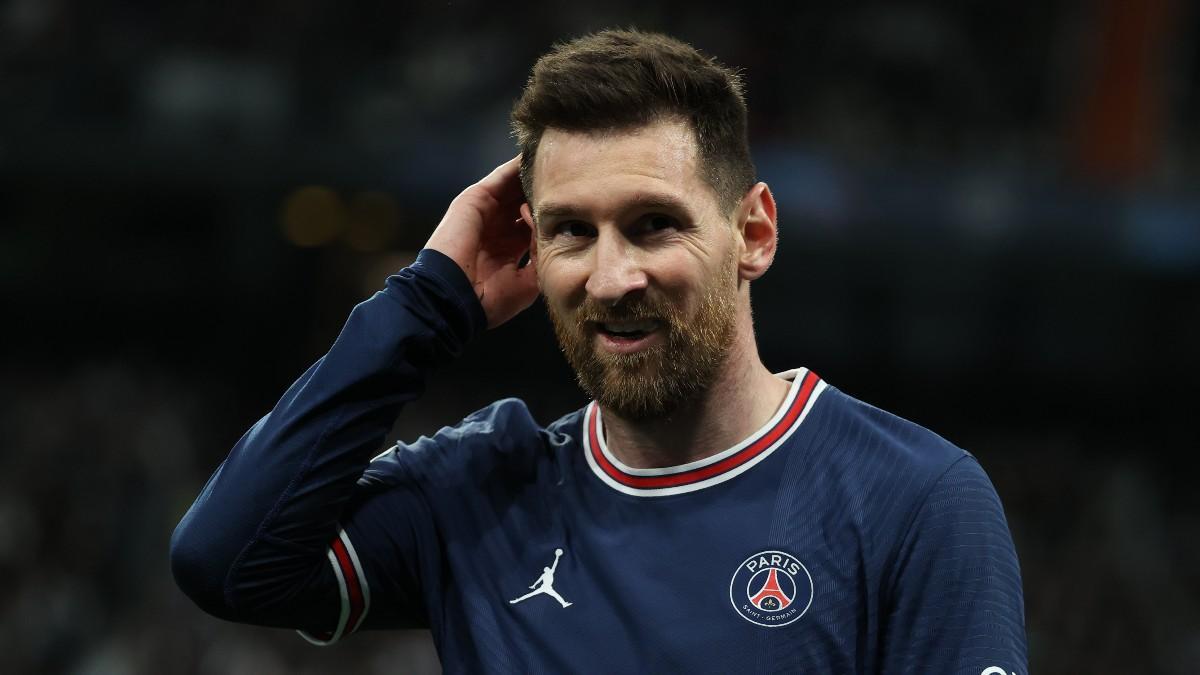 Leo Messi con el PSG