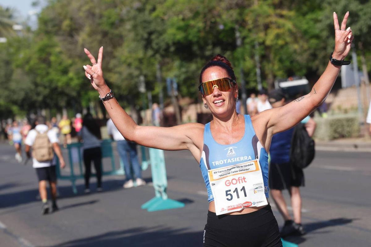 Virginia Moya, ganadora en el 5.000 femenino.