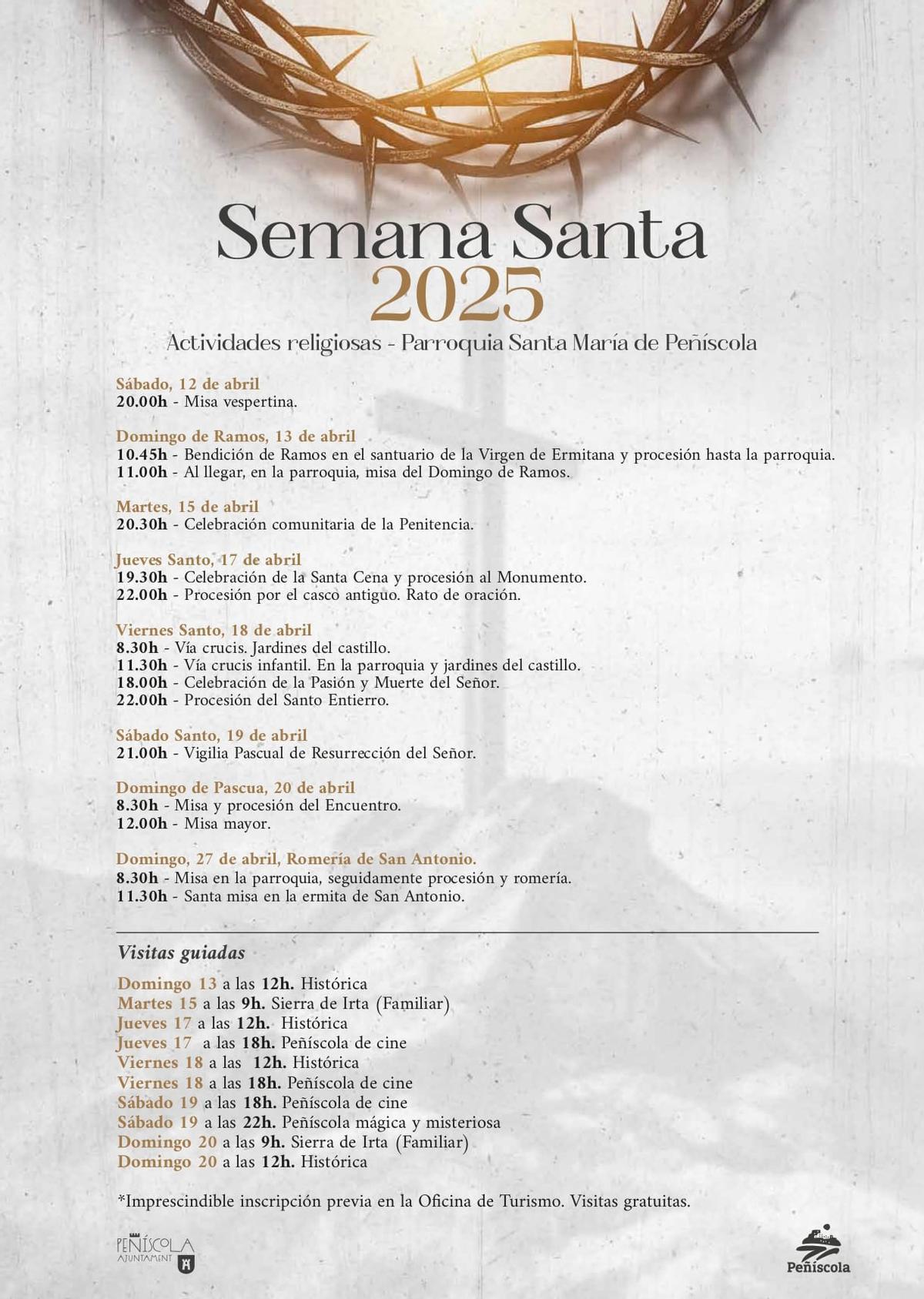 Semana Santa Peñiscola 2025