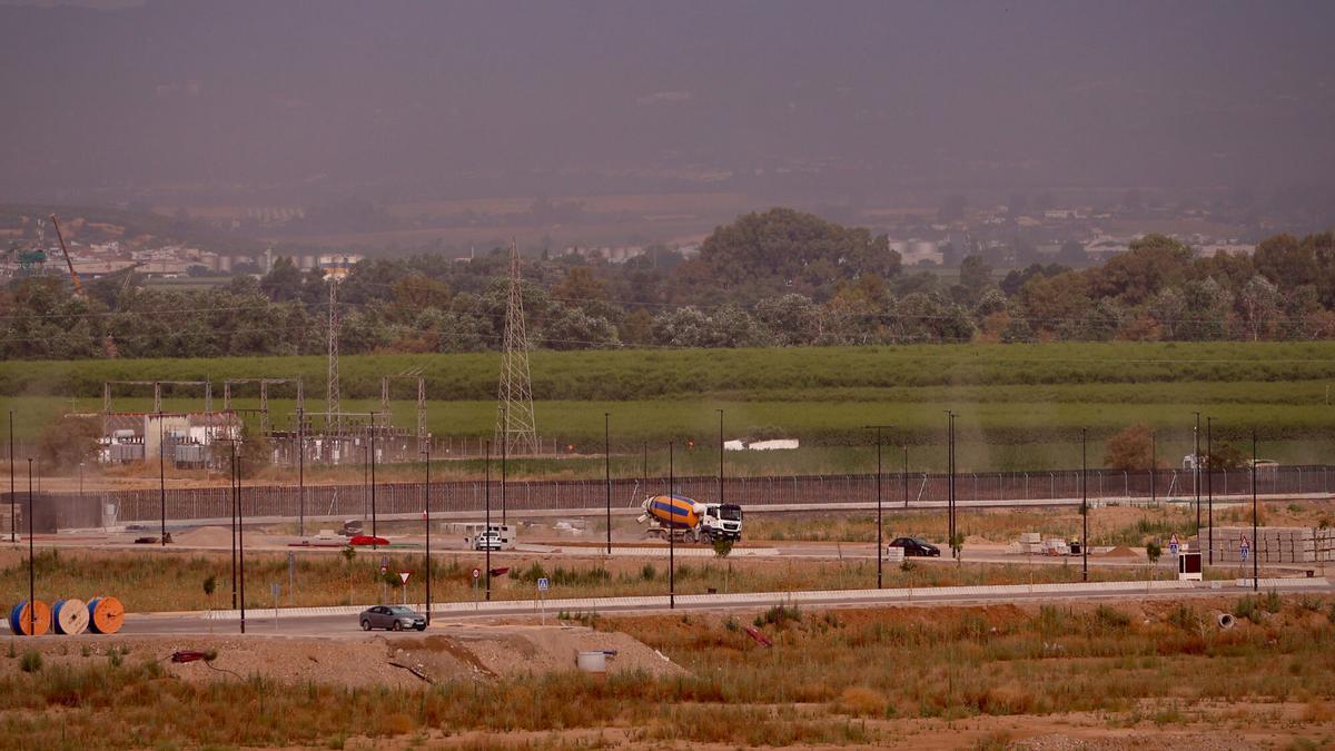 Terrenos de La Rinconada, ya urbanizados, donde se levantará la Base Logística.