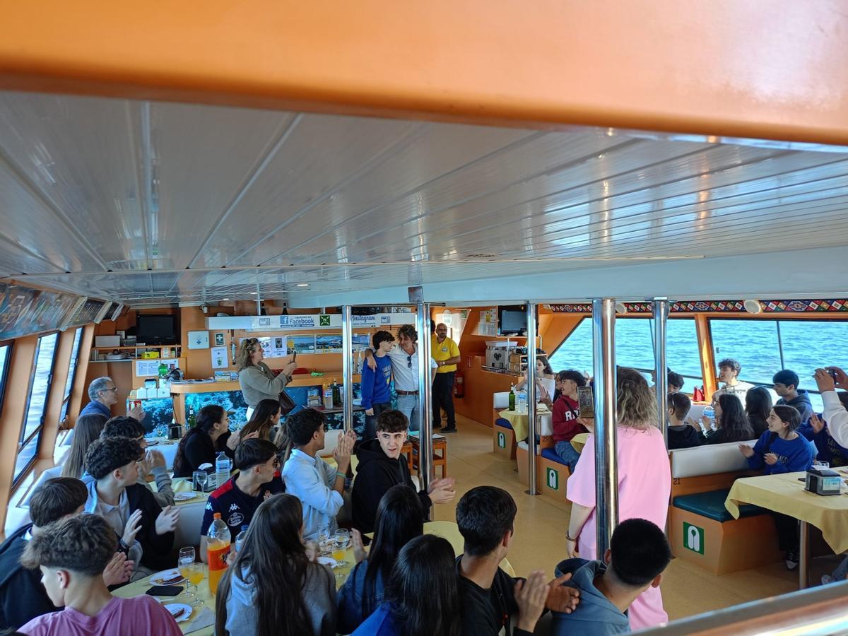 Los catamaranes de O Grove volvieron a lucirse este finde.