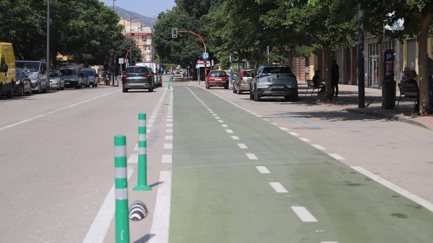 Las obras del nuevo carril bici de Lorca encaran la recta final