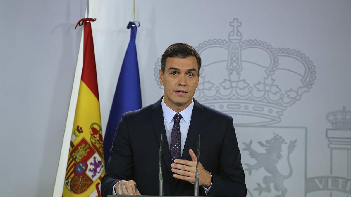 Pedro Sánchez, en Moncloa