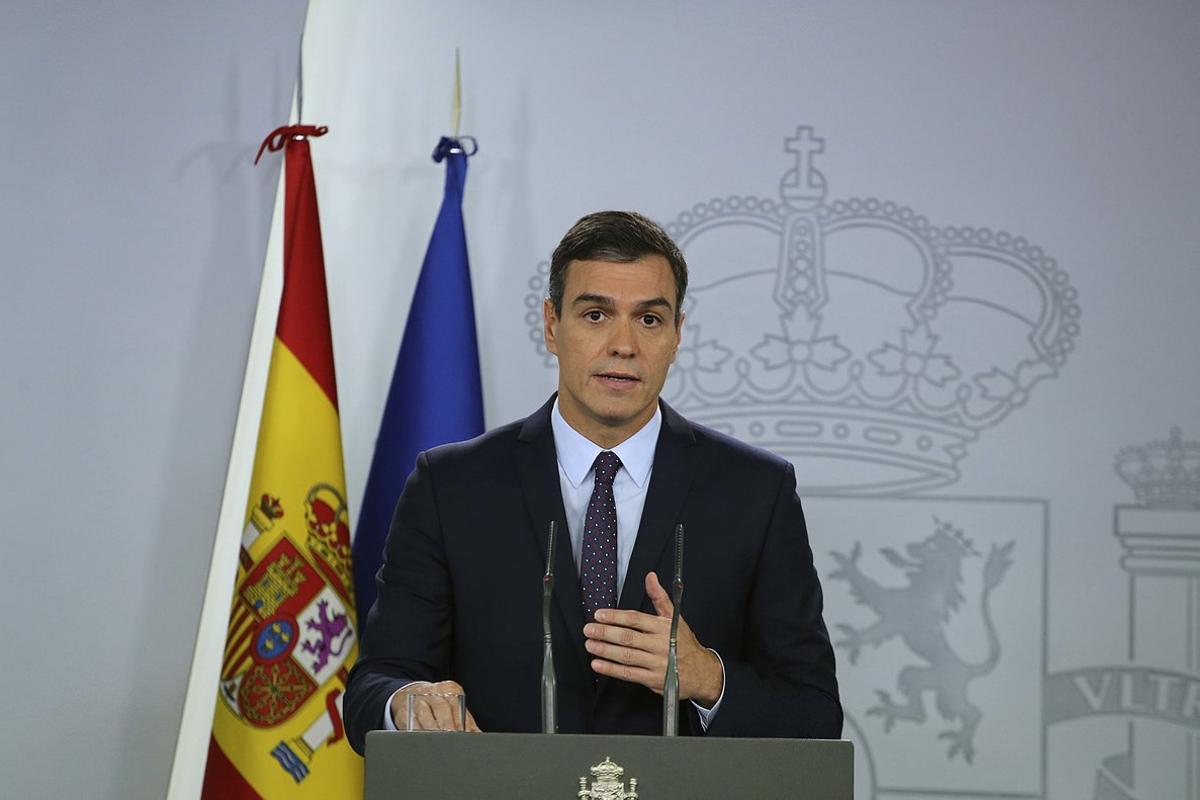 Pedro Sánchez, en Moncloa