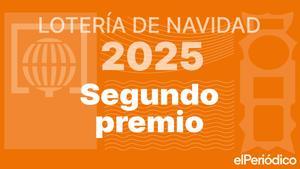 Segundo premio de la Lotería de Navidad 2025