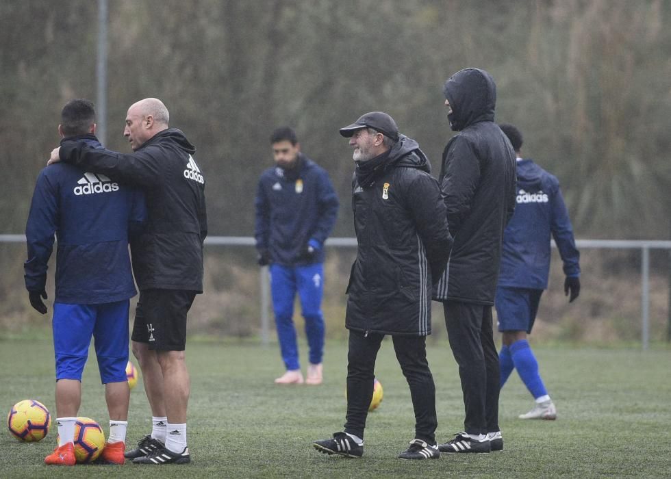 Entrenamiento del Real Oviedo en Tensi