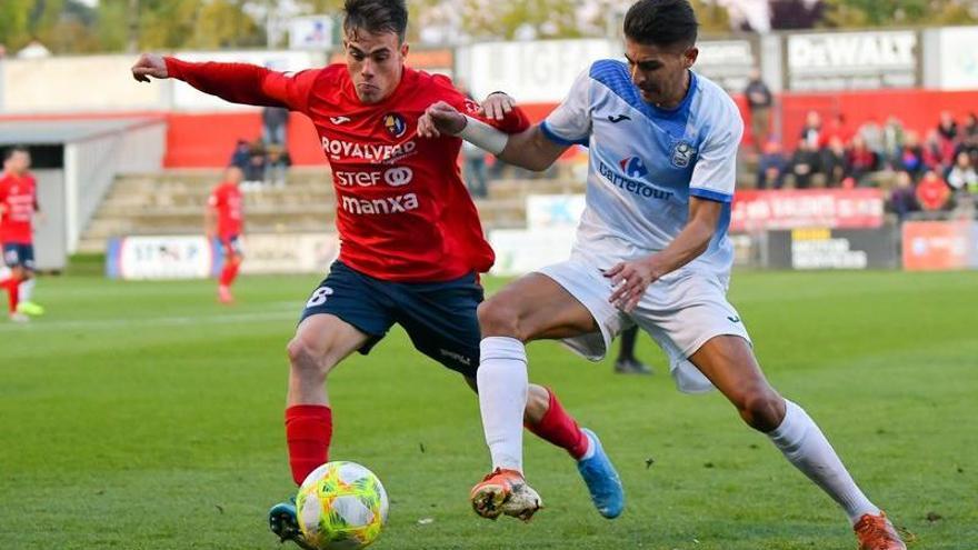 Moha en un partit contra l&#039;Olot al camp Municipal