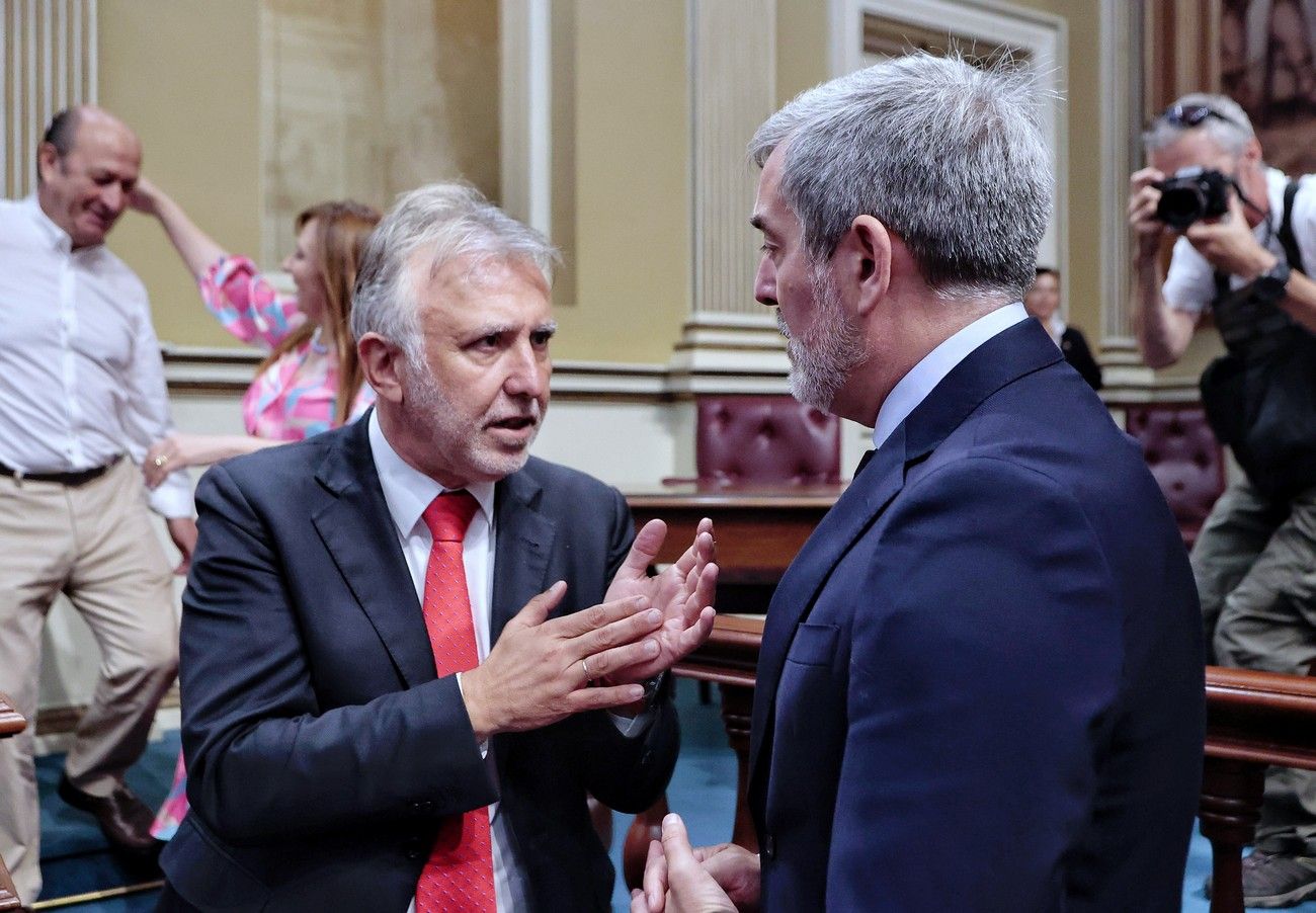 Segunda sesión del debate de investidura en el Parlamento de Canarias