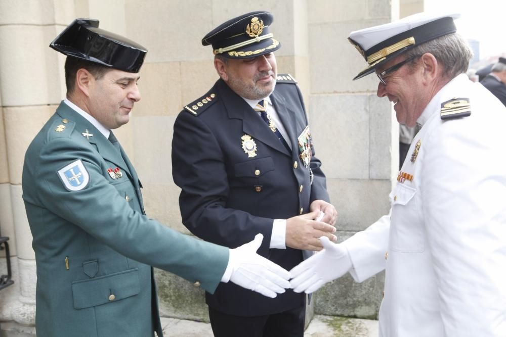 Celebración de la fiesta Policía Nacional en Gijón