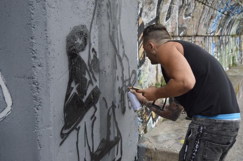 Gijón se llena de grafitis