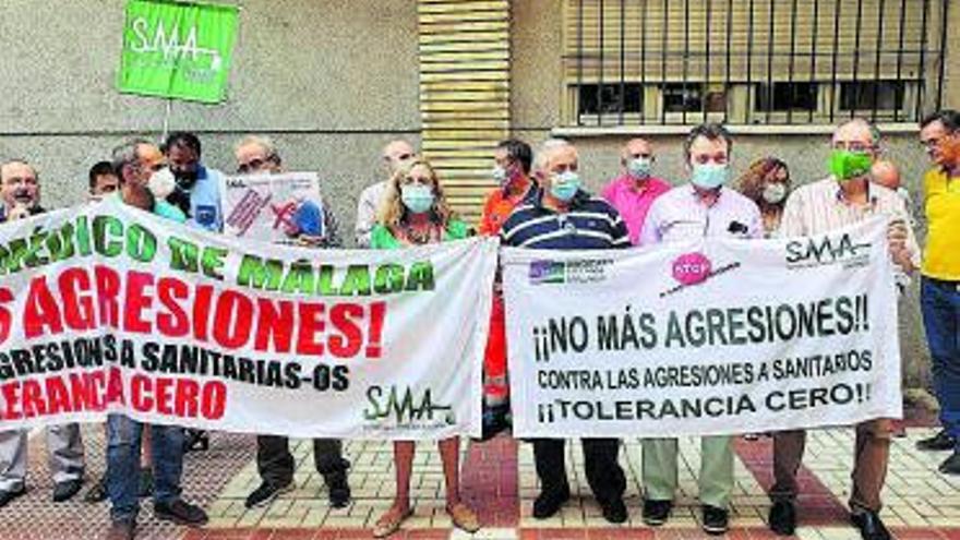 Concentración en el centro de salud Trinidad Jesús Cautivo.  | L.O