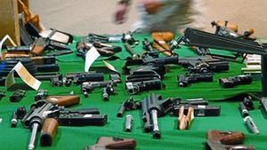 Armes decomissades al taller d’Alcalá de Henares.