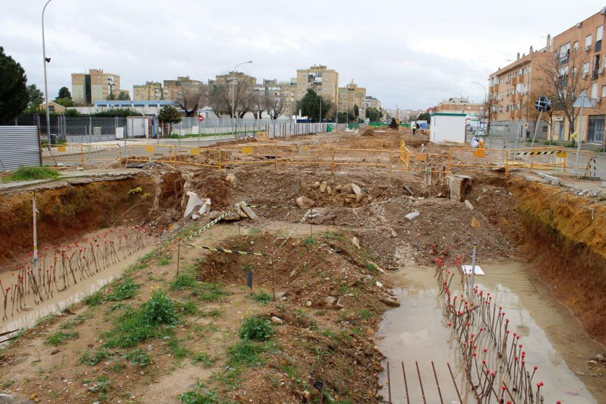 Las obras de la línea 3 del Metro de Sevilla en Pino Montano en el primer mes de 2026