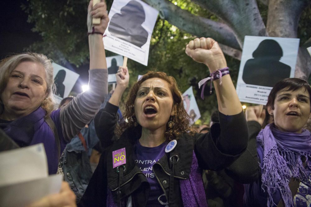 Manifestación contra la violencia machista