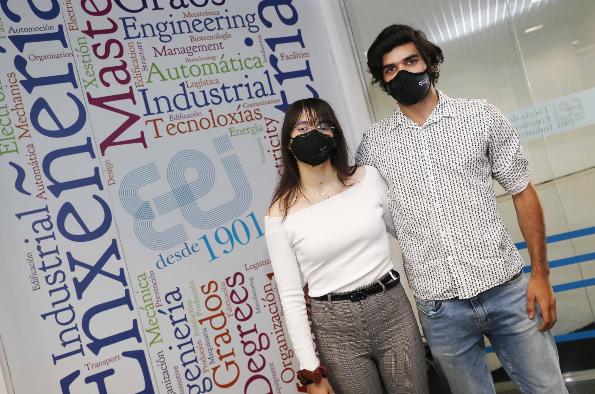 Raquel y Guillermo, en Industriales.